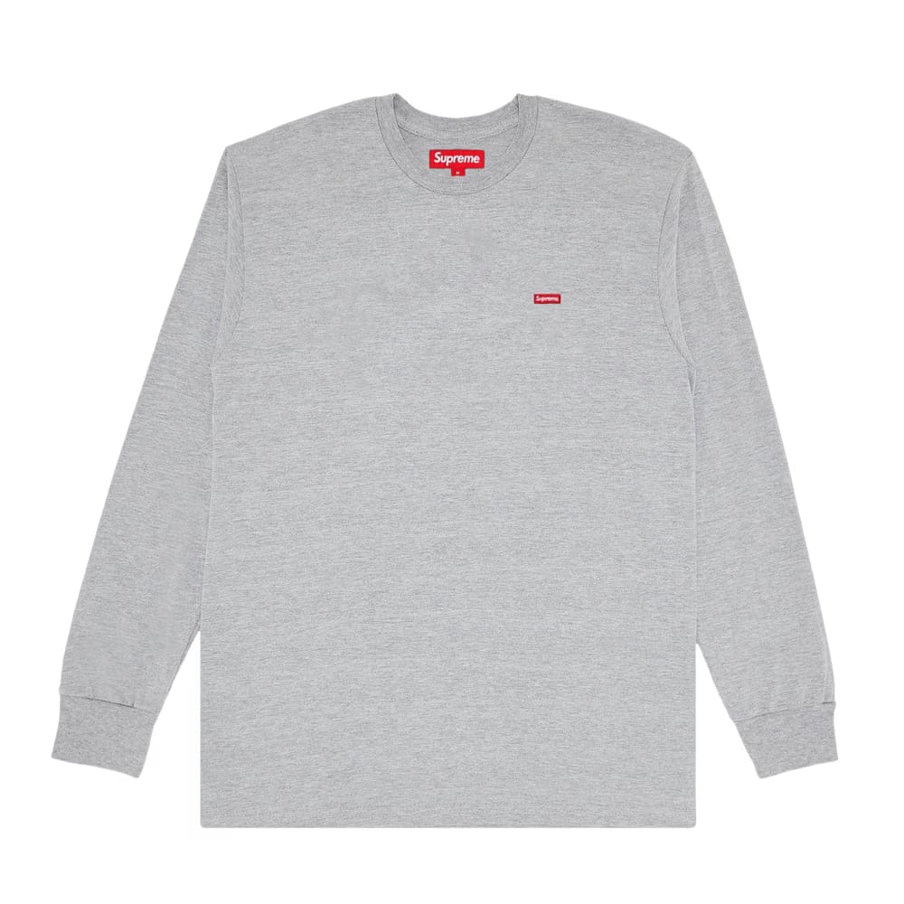 Supreme Small Box Long-Sleeve T-Shirt Heather Grey