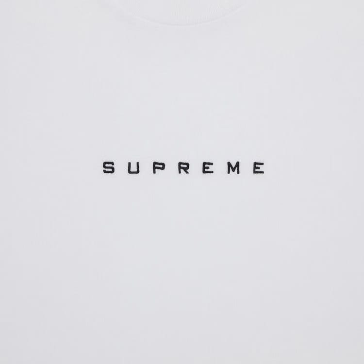 Supreme University Shorts-Sleeve Top White
