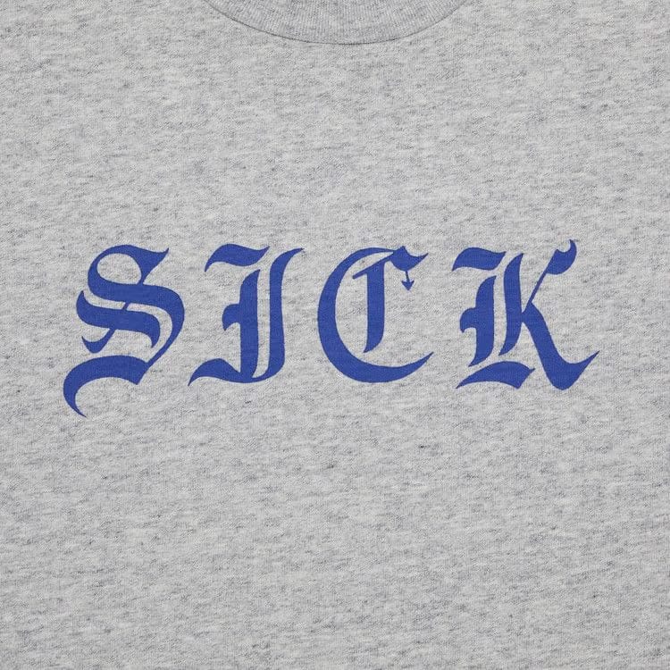 Supreme Sick Shorts-Sleeve Top Heather Grey