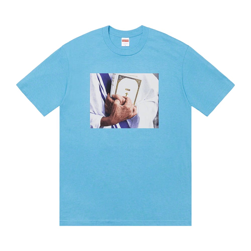 Supreme Bible T-Shirt Light Slate