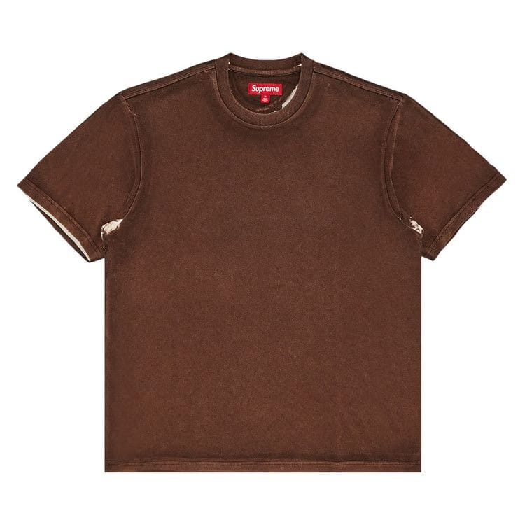 Supreme Discharge Shorts-Sleeve Top Brown