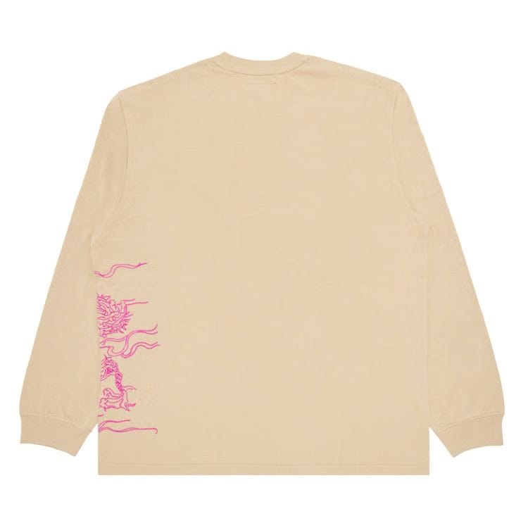 Supreme Dragon Embroidered Long-Sleeve Top Khaki