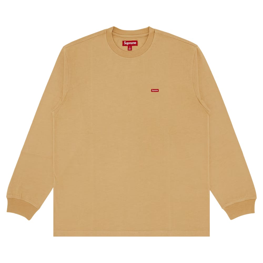 Supreme Small Box Long-Sleeve T-Shirt Dark Tan