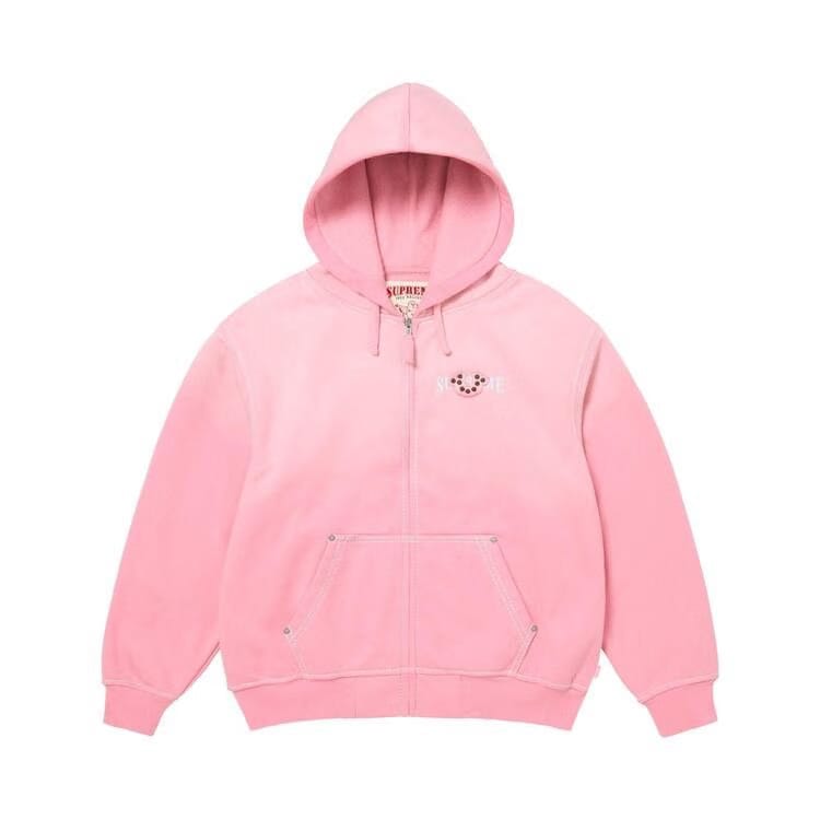 Supreme x True Religion Zip Up Hoodie Pink