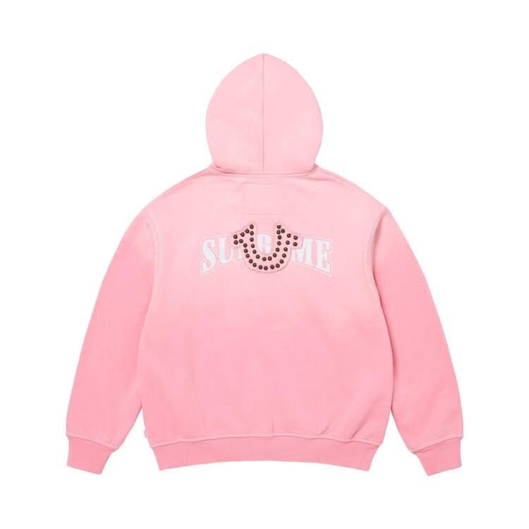 Supreme x True Religion Zip Up Hoodie Pink
