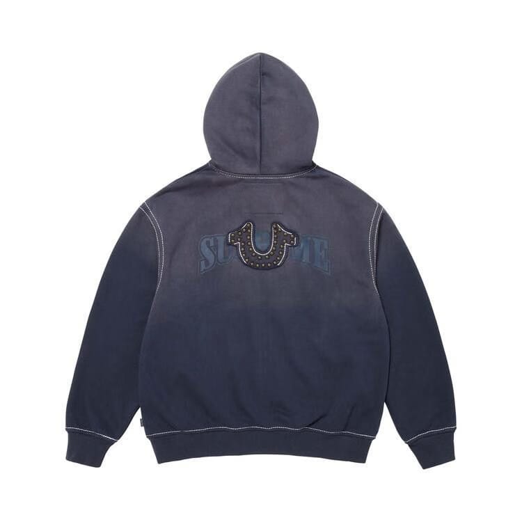 Supreme x True Religion Zip Up Hoodie Navy