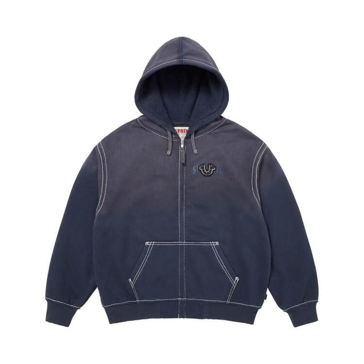 Supreme x True Religion Zip Up Hoodie Navy