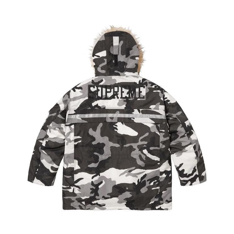 Supreme Cordura Snorkel Coat Snow Camo