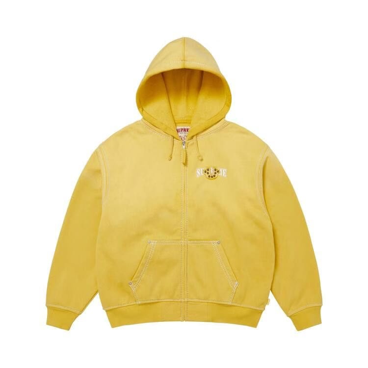 Supreme x True Religion Zip Up Hoodie Yellow