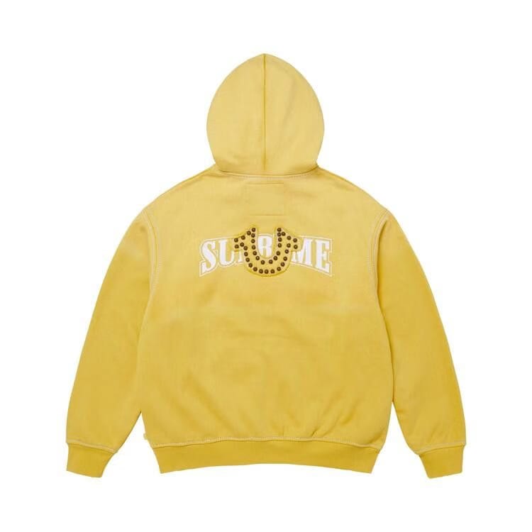 Supreme x True Religion Zip Up Hoodie Yellow