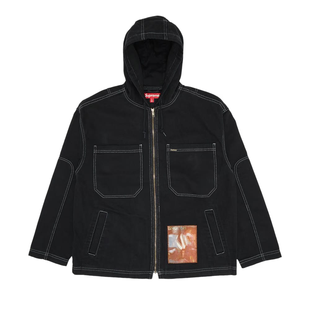 Supreme x Mark Leckey Dream English Kid Hooded Jacket Black