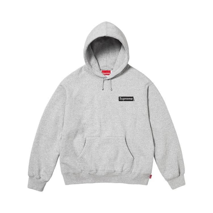 Supreme President Hoodie Heather Grey