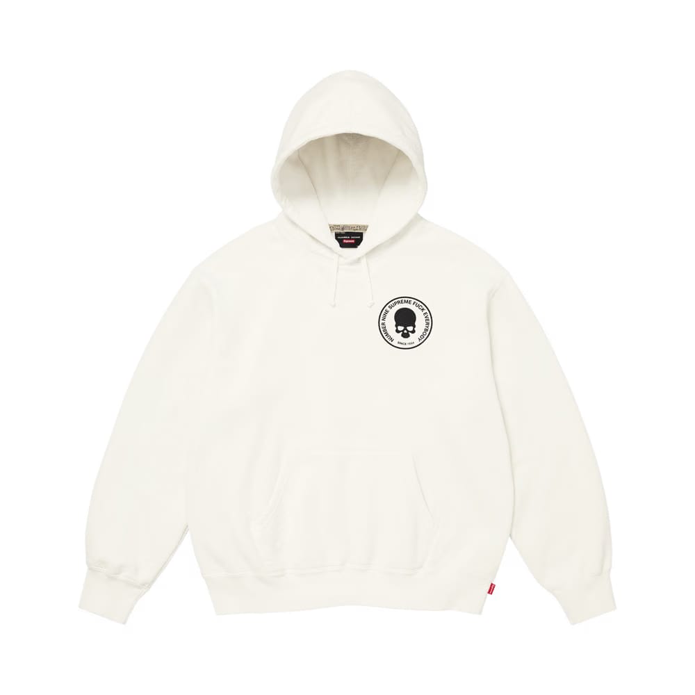 Supreme x Number (N)Ine Hoodie White