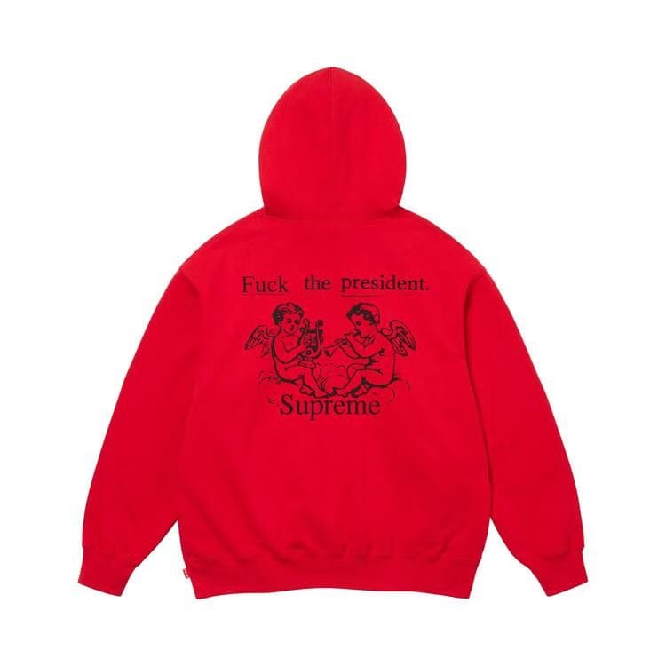 Supreme President Hoodie Red