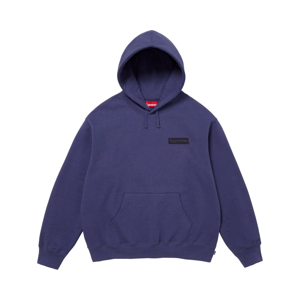Supreme President Hoodie Washed Navy