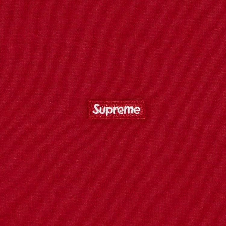 Supreme Small Box Half Zip Pullover Red