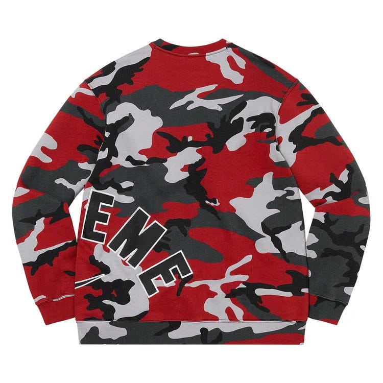 Supreme x Nike Arc Crewneck Red Camo