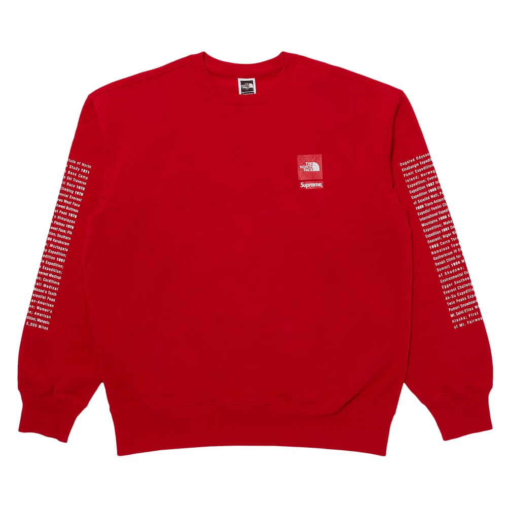 Supreme x The North Face Crewneck Red