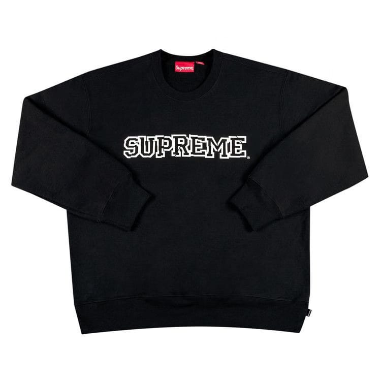 Supreme Shattered Logo Crewneck Black