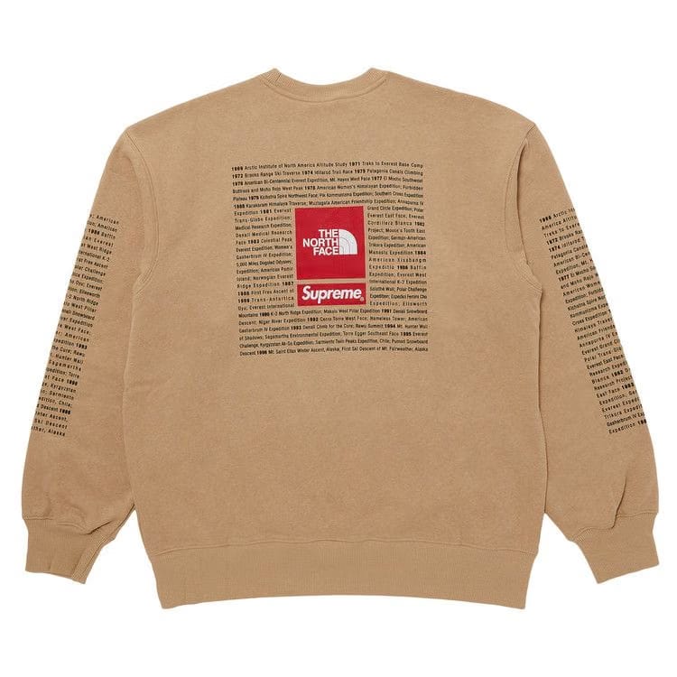 Supreme x The North Face Crewneck Khaki