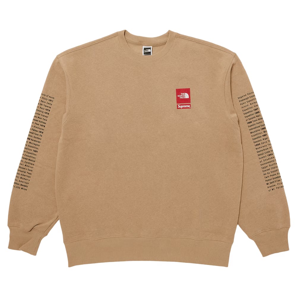 Supreme x The North Face Crewneck Khaki