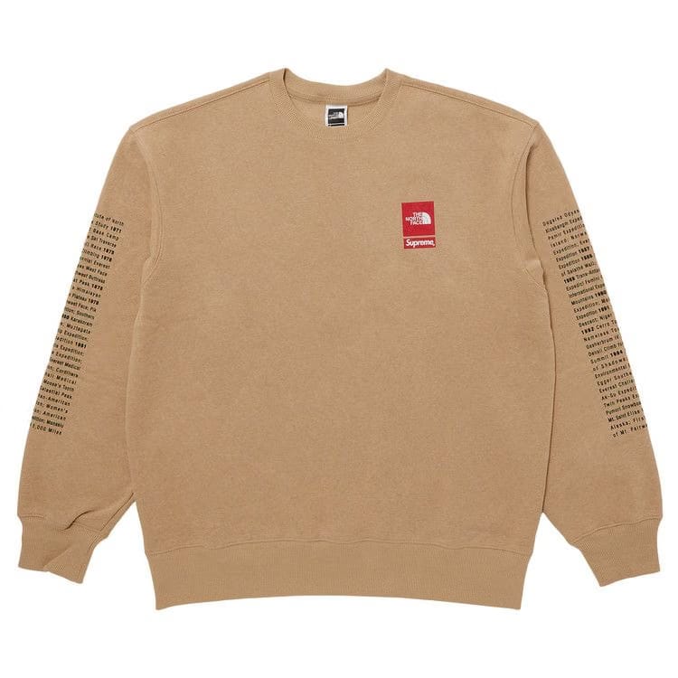 Supreme x The North Face Crewneck Khaki