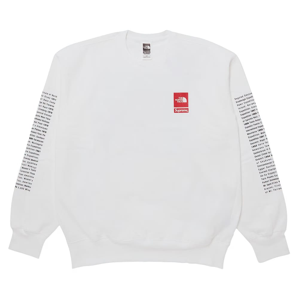 Supreme x The North Face Crewneck White