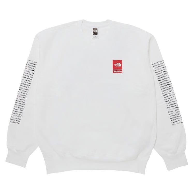 Supreme x The North Face Crewneck White