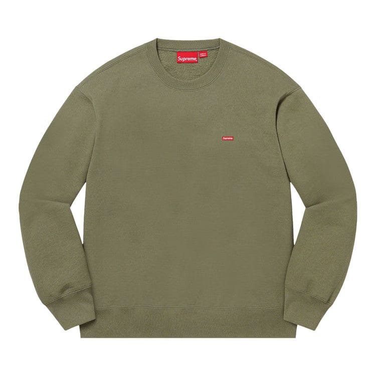 Supreme Small Box Crewneck Light Olive