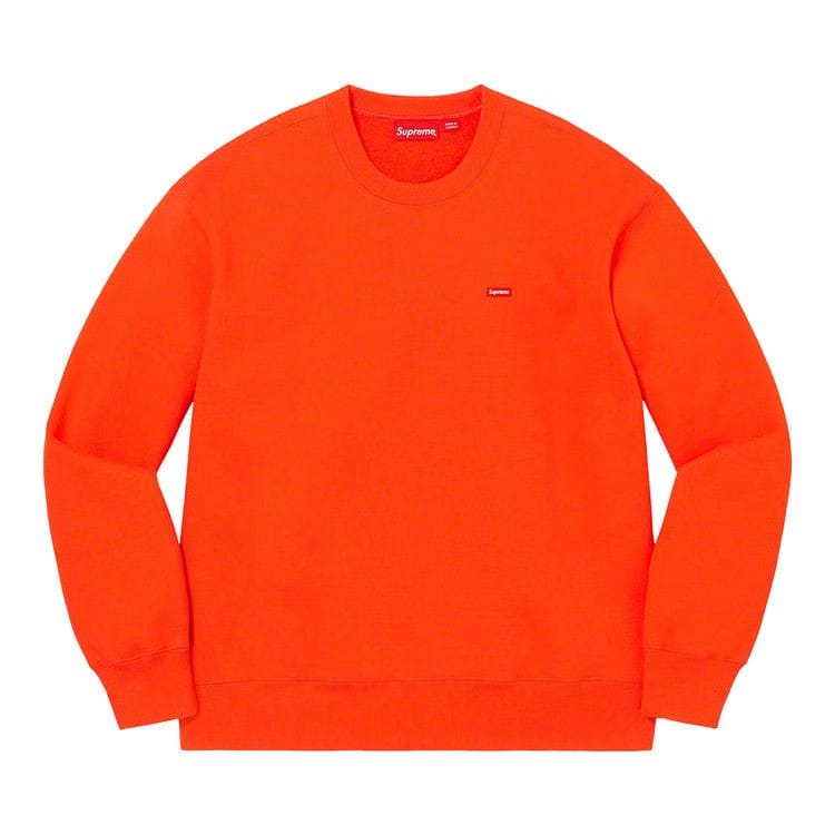 Supreme Small Box Crewneck Bright Orange