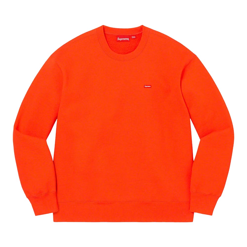 Supreme Small Box Crewneck Bright Orange
