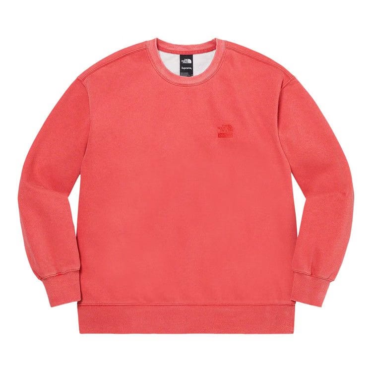 Supreme x The North Face Pigment Printed Crewneck Red