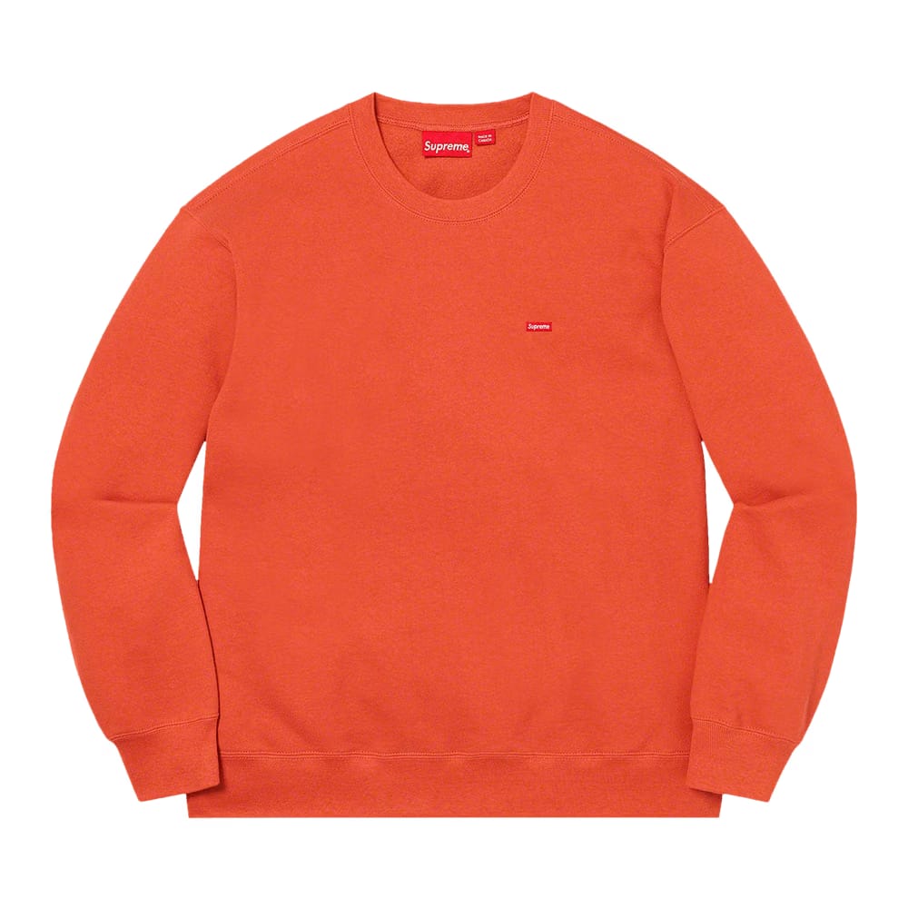 Supreme Small Box Crewneck Burnt Orange