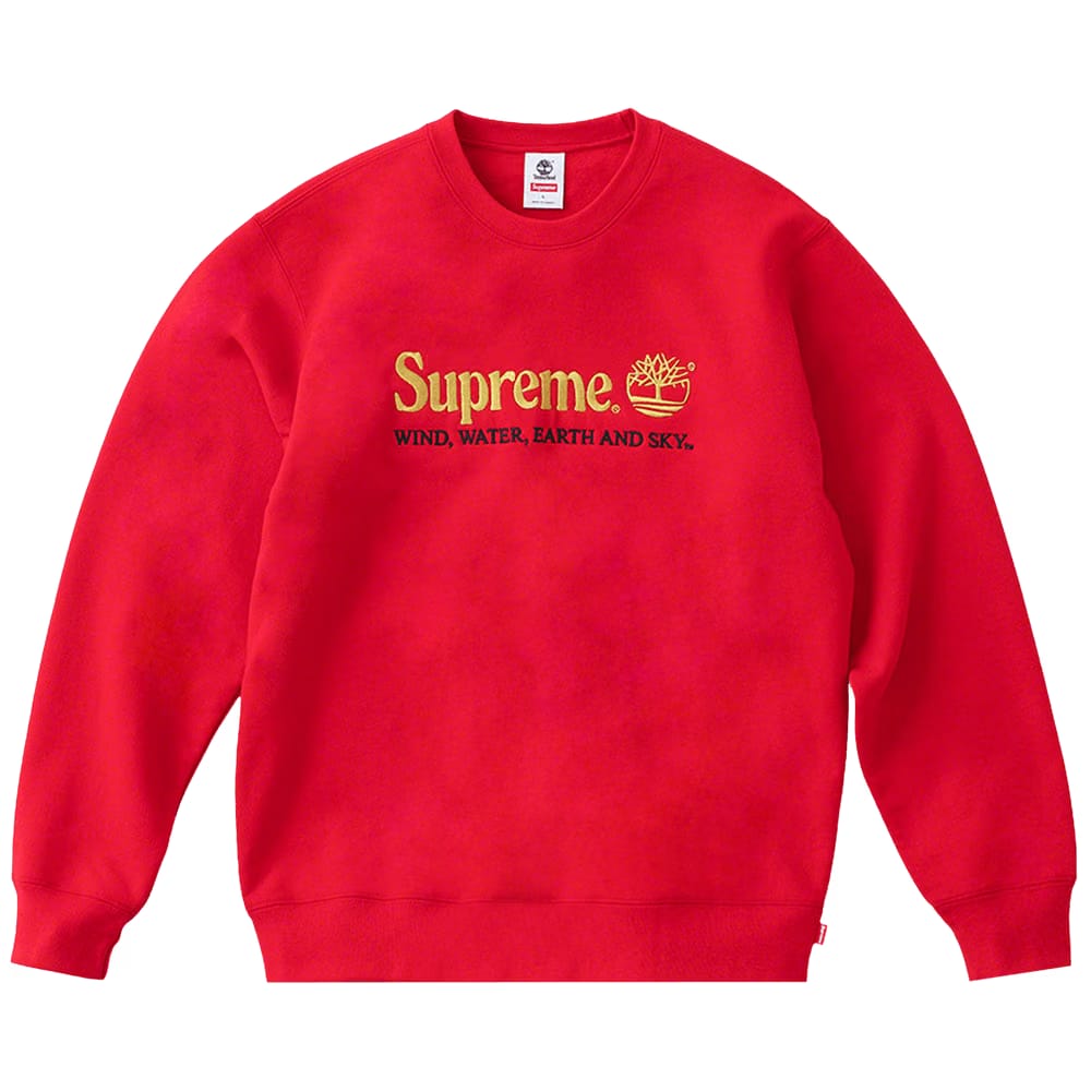 Supreme x Timberland Crewneck Red