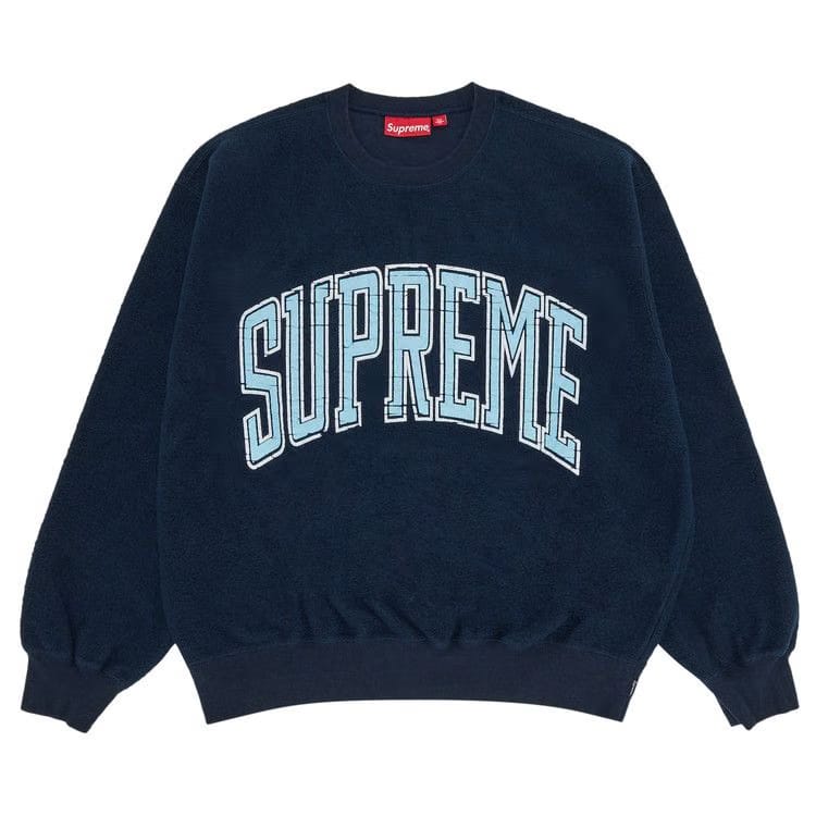 Supreme Inside Out Crewneck Navy