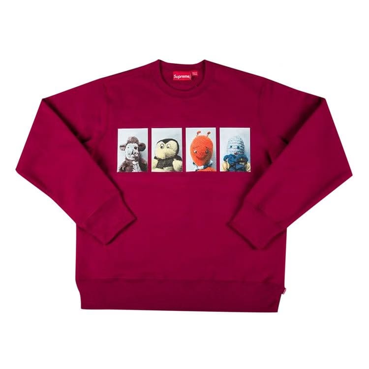 Supreme x Mike Kelley Ahh...Youth! Crewneck Sweatshirt Dark Magenta