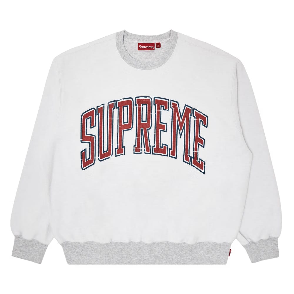Supreme Inside Out Crewneck Ash Grey
