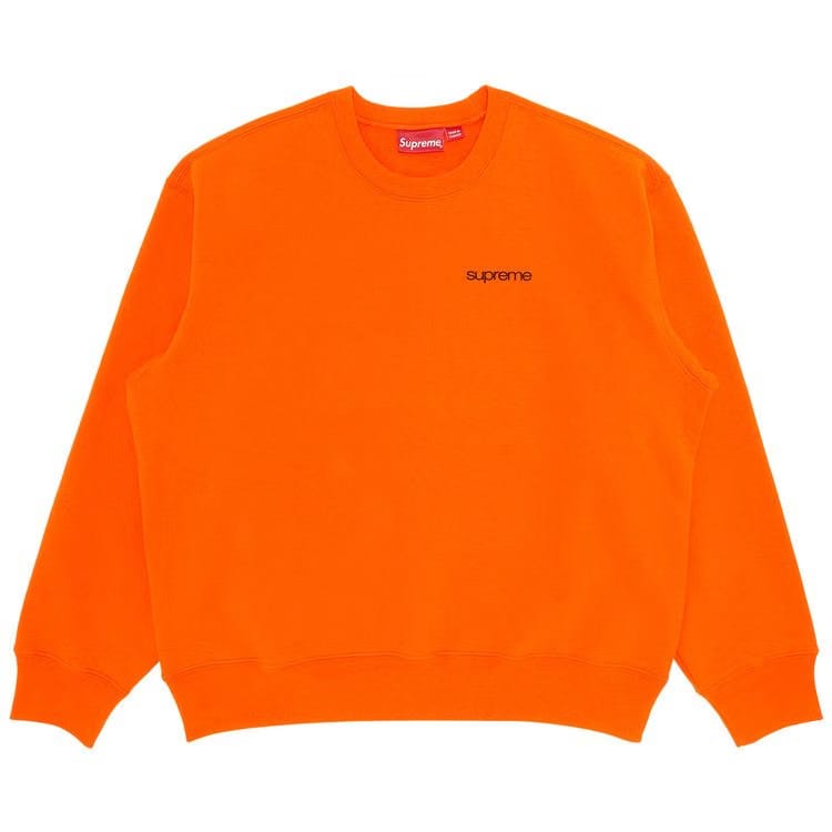 Supreme NYC Crewneck Dark Orange