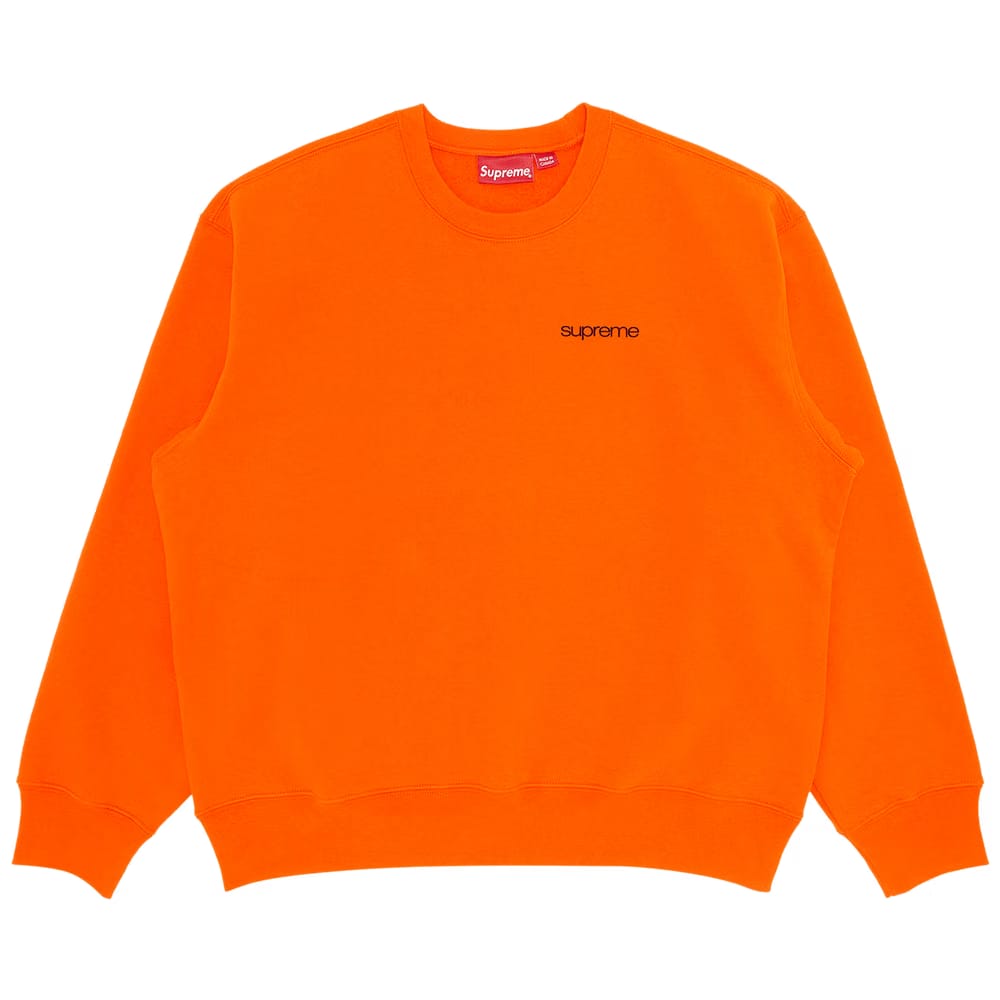 Supreme NYC Crewneck Dark Orange
