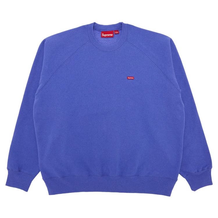 Supreme Small Box Raglan Crewneck Violet