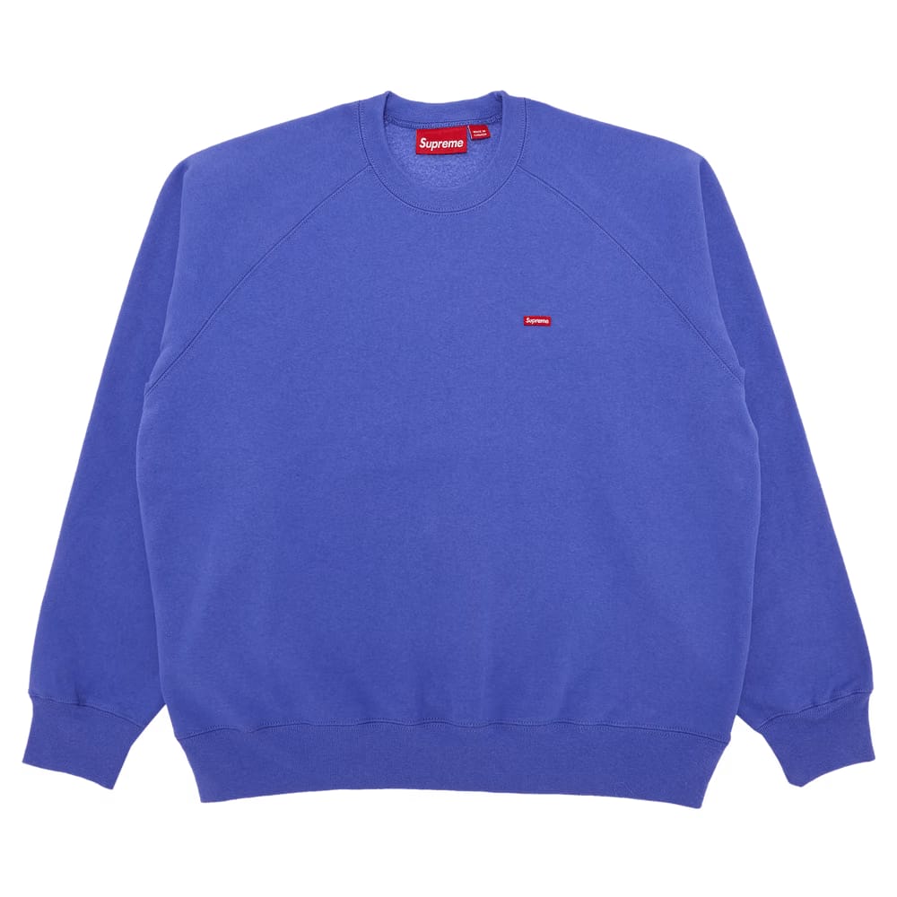 Supreme Small Box Raglan Crewneck Violet