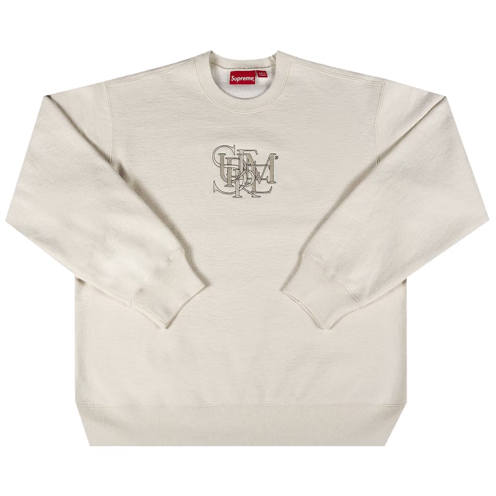 Supreme Overlap Crewneck Natural