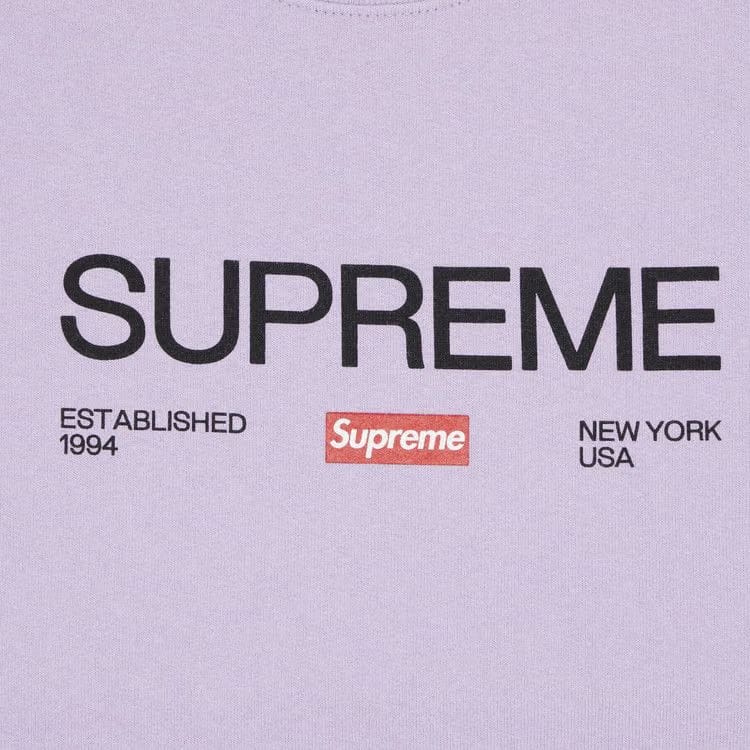 Supreme Established Crewneck Violet
