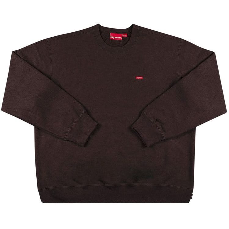 Supreme Small Box Crewneck Dark Brown