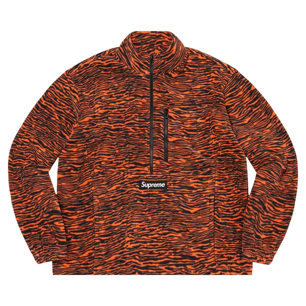 Supreme Polartec Half Zip Pullover Tiger