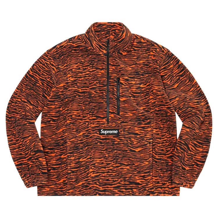 Supreme Polartec Half Zip Pullover Tiger