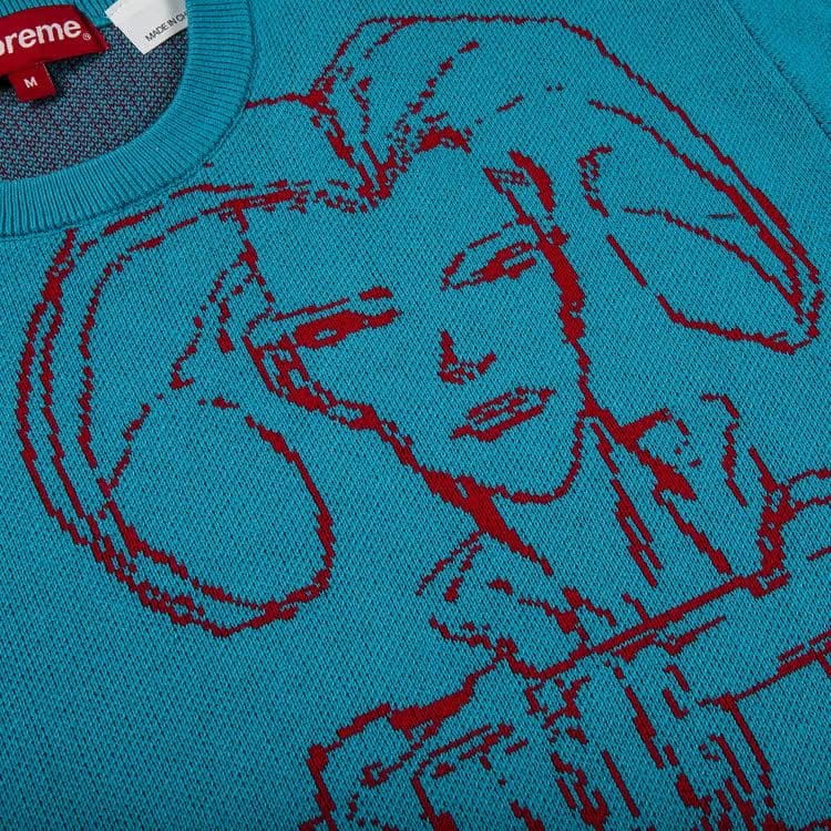 Supreme Aeon Flux Sweater Cyan