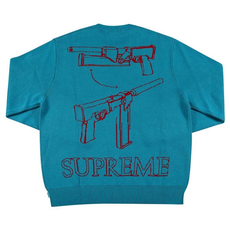 Supreme Aeon Flux Sweater Cyan