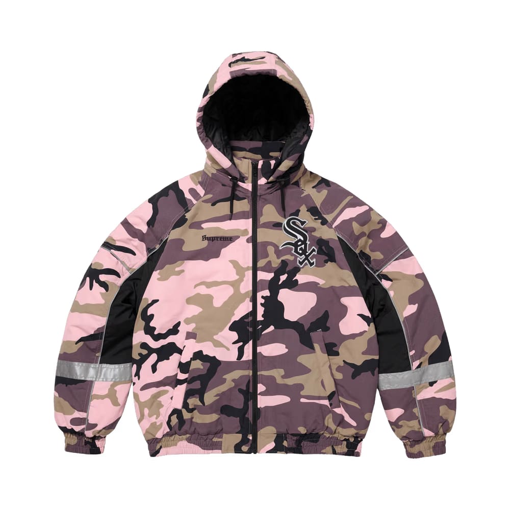 Supreme x Chicago White Sox Stadium Jacket Pink Camo