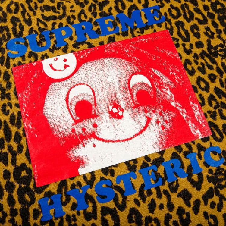 Supreme x Hysteric Glamour Crewneck Leopard